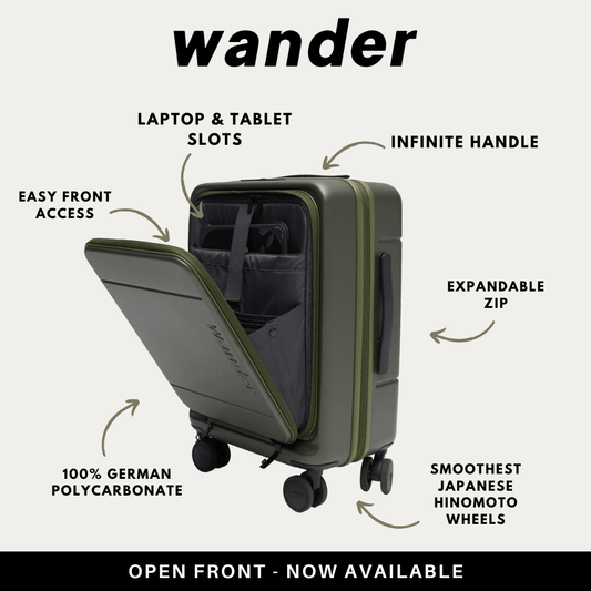 Wander Open Front Luggage - Carry On