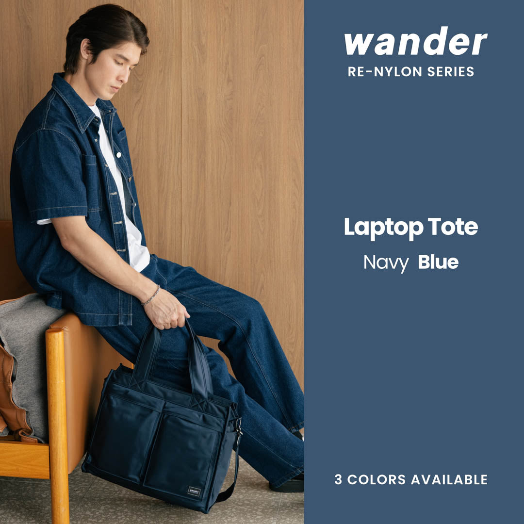 Wander Re-Nylon Laptop Tote