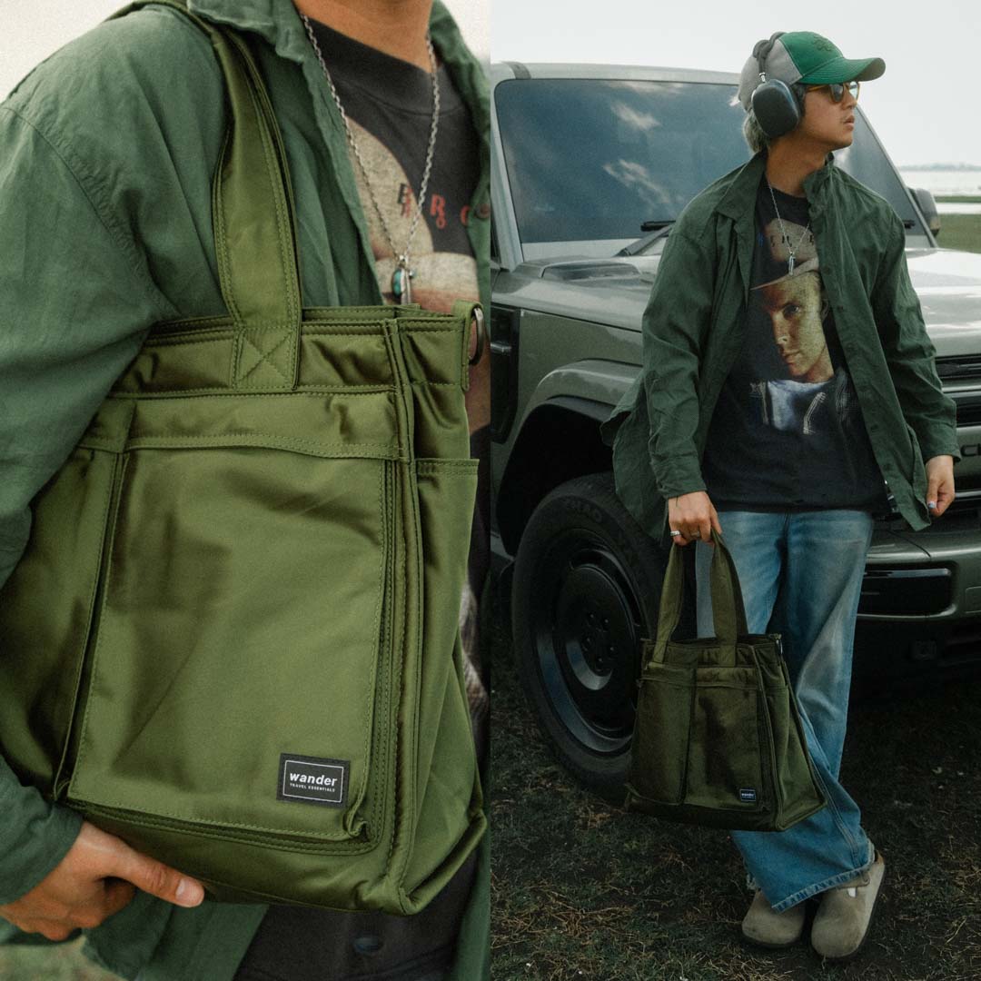 Wander Re-Nylon Laptop Tote